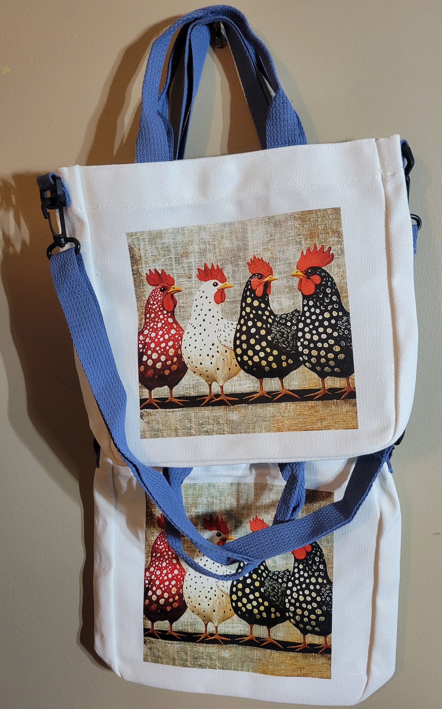 Tiny Crazy Chicken Lady Tote
