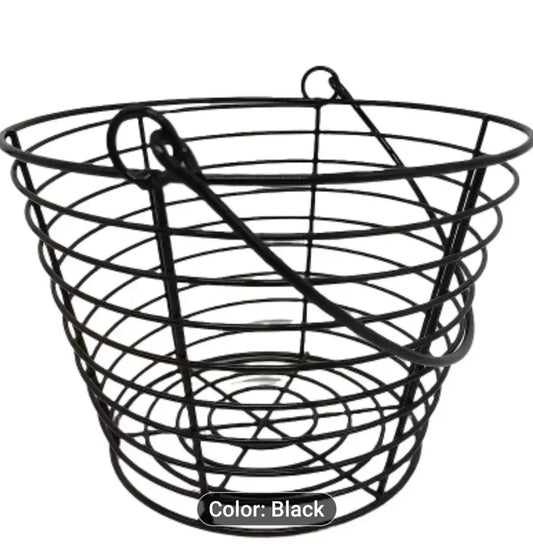 Egg Collection Basket - Black