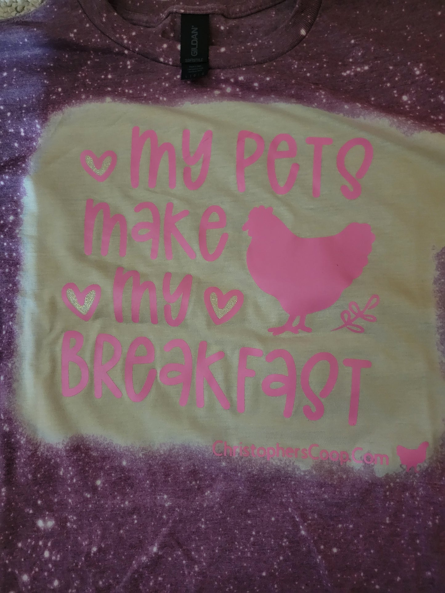 LG GRAPHIC T-SHIRT "PETS MAKE MY BREAKFAST"