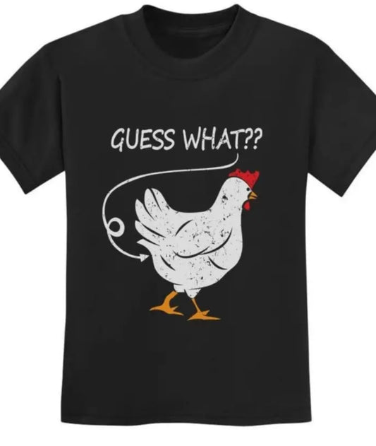 MENS T-SHIRT (FUNNY--"GUESS WHAT"