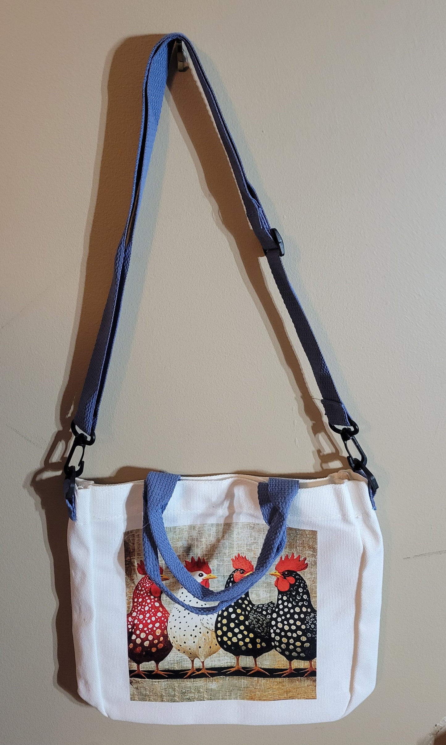 Tiny Crazy Chicken Lady Tote