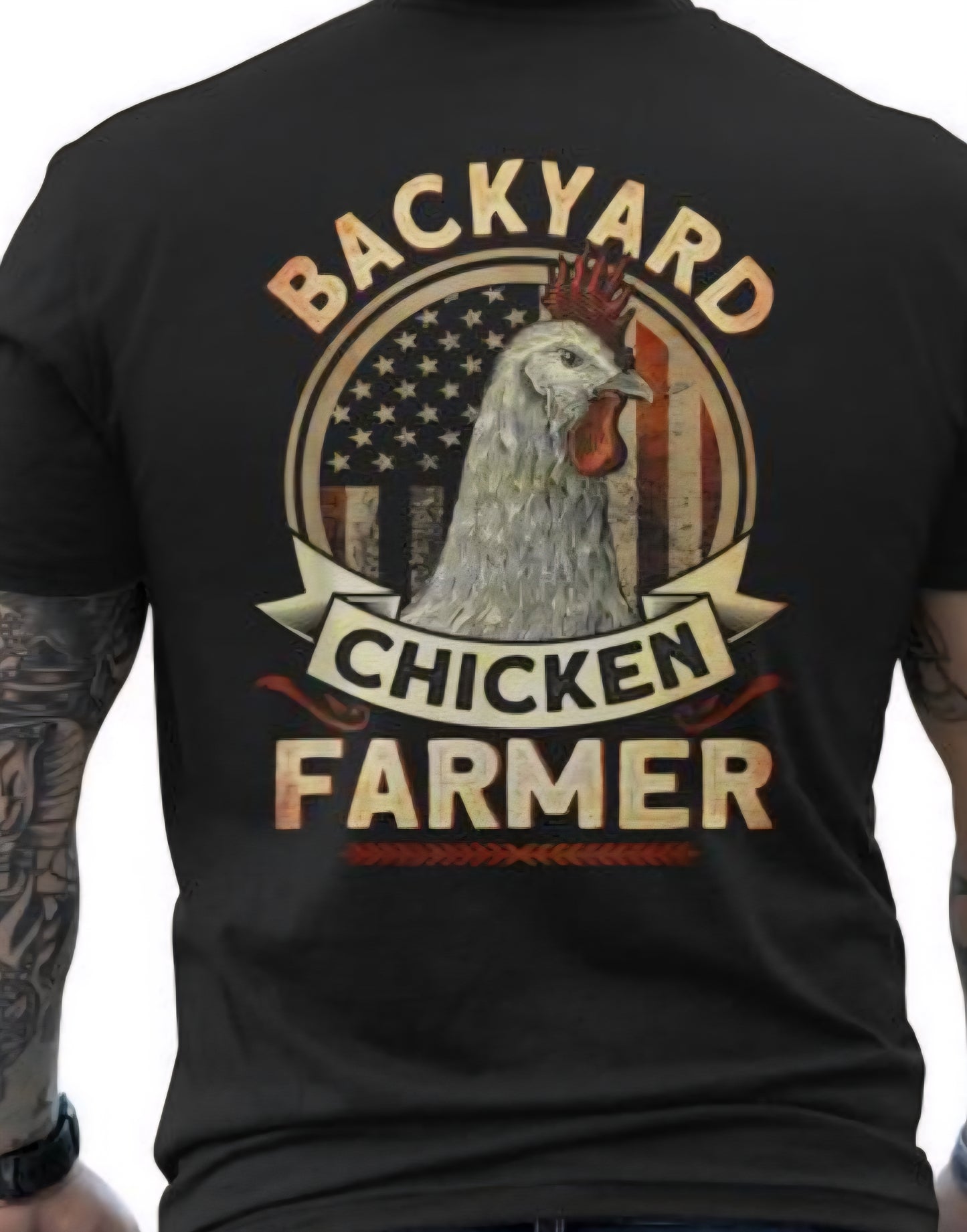 MENS T-SHIRT (Backyard Chicken Farmer)