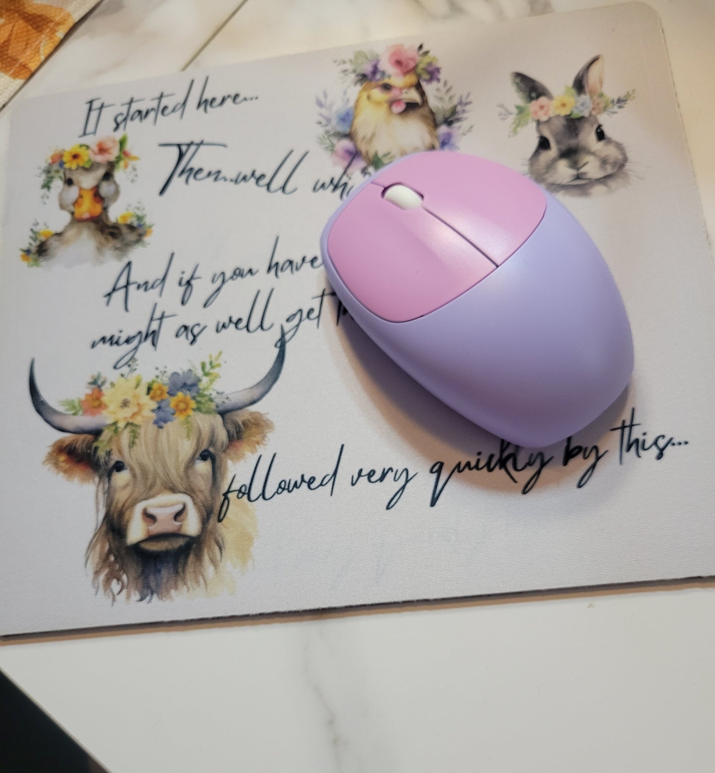 Mouse Pad 8 inch x 9 inch