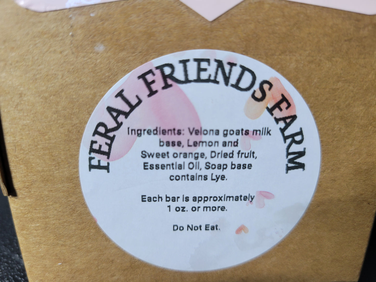 FERAL FRIENDS FARM GOATS MILK SOAP