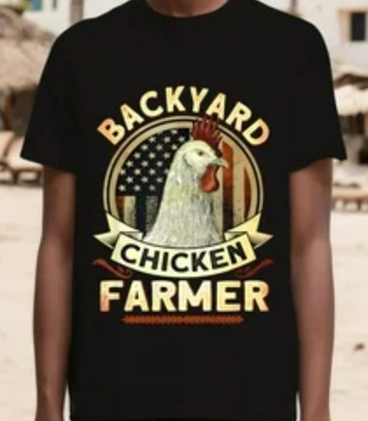 MENS T-SHIRT (Backyard Chicken Farmer)